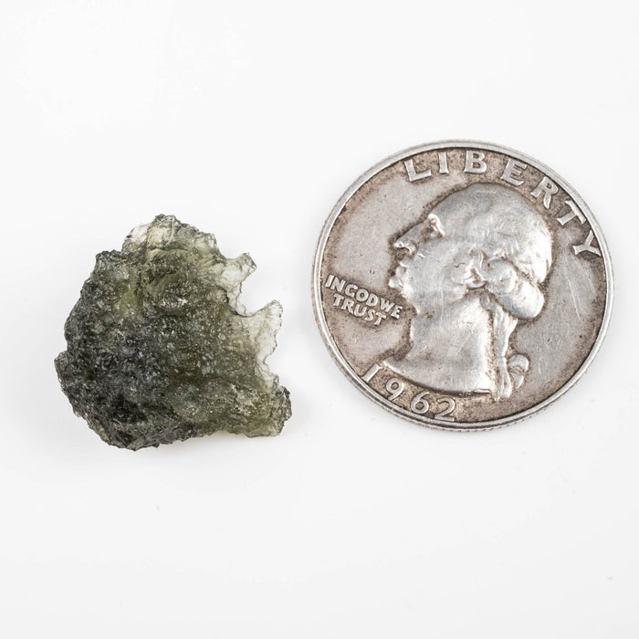 Moldavite 2.09 g 19x18x8mm - InnerVision Crystals