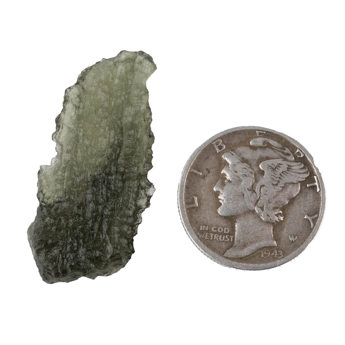 Moldavite 2.11 g 29x14x5mm - InnerVision Crystals