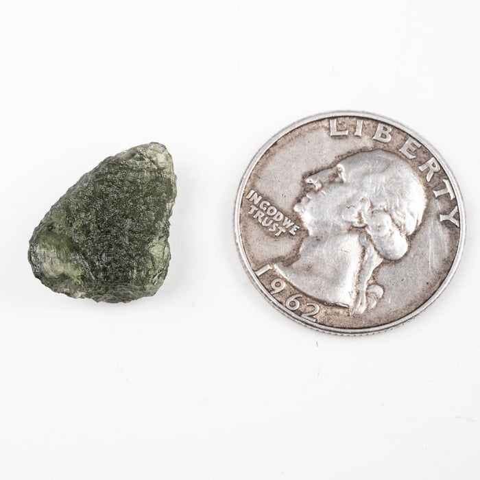 Moldavite 2.12 g 16x14x8mm - InnerVision Crystals