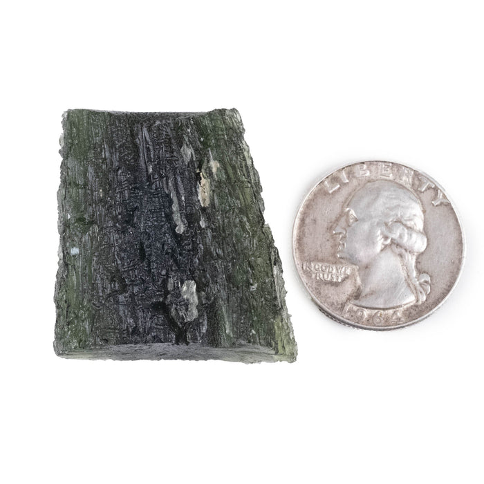 Moldavite 21.24 g 34x30x14mm - InnerVision Crystals