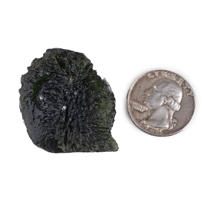 Moldavite 21.53 g 34x31x19mm - InnerVision Crystals