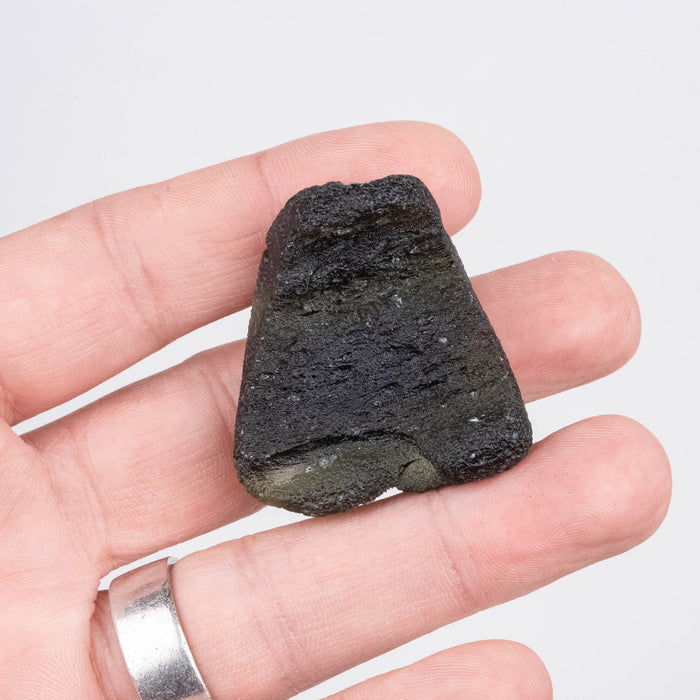 Moldavite 21.92 g 41x37x9mm - InnerVision Crystals