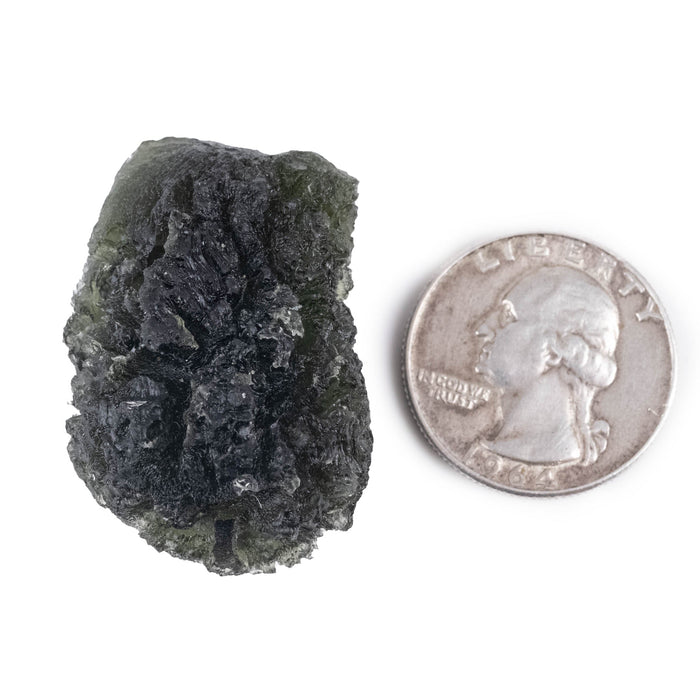 Moldavite 21.98 g 37x26x22mm - InnerVision Crystals