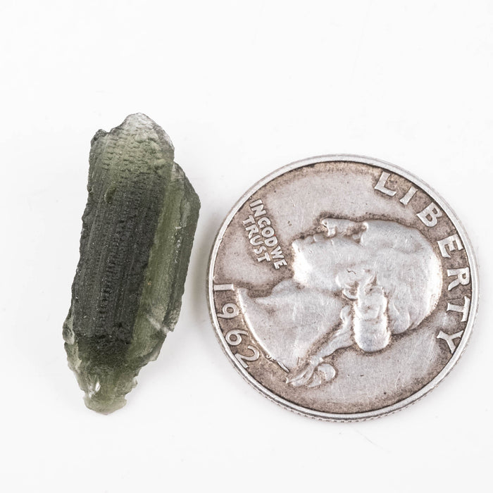 Moldavite 2.20 g 26x9x7mm - InnerVision Crystals