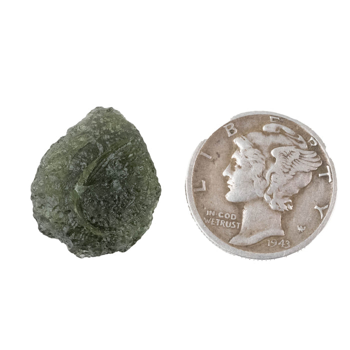 Moldavite 2.22 g 17x14x7mm - InnerVision Crystals