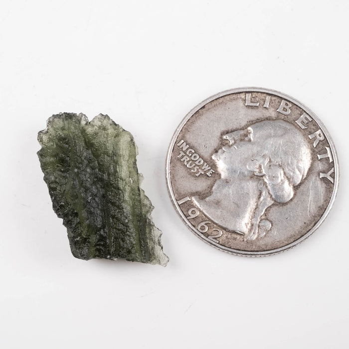 Moldavite 2.22 g 21x13x6mm - InnerVision Crystals