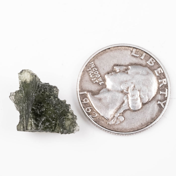 Moldavite 2.24 g 19x14x10mm - InnerVision Crystals