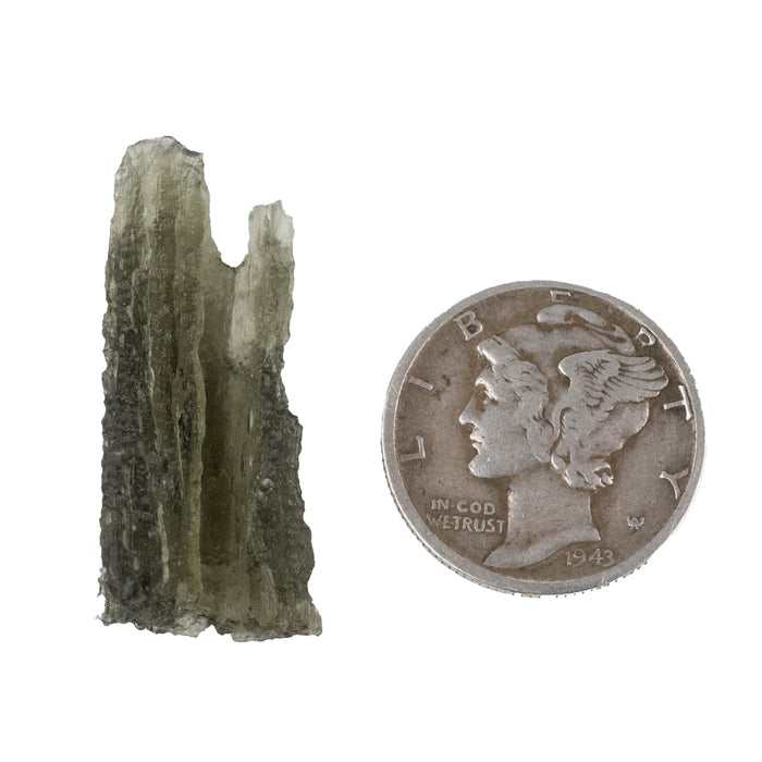 Moldavite 2.25 g 26x12x8mm - InnerVision Crystals