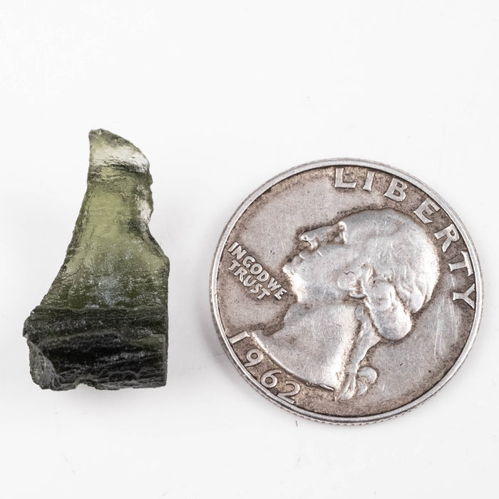 Moldavite 2.29 g 22x12x4mm - InnerVision Crystals