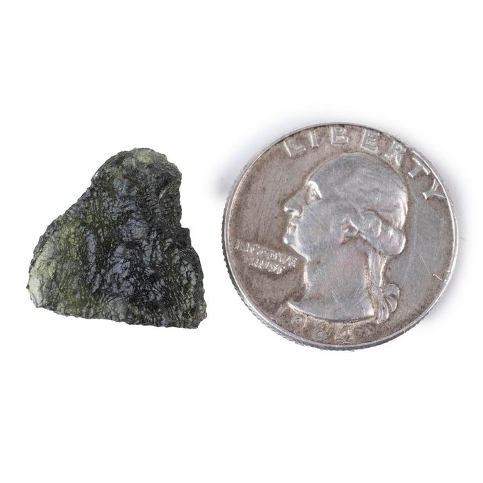 Moldavite 2.30 g 18x17x8mm - InnerVision Crystals