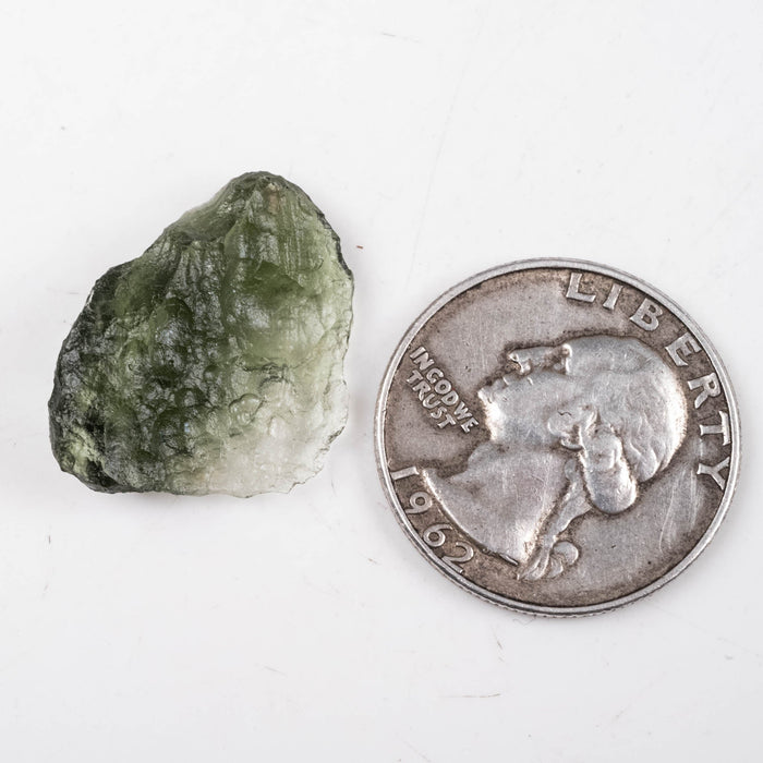 Moldavite 2.32 g 19x21x6mm - InnerVision Crystals