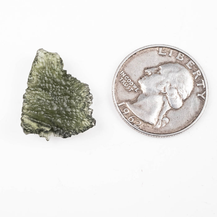 Moldavite 2.33 g 22x19x4mm - InnerVision Crystals