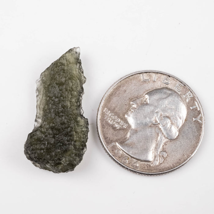 Moldavite 2.33 g 29x13x6mm - InnerVision Crystals