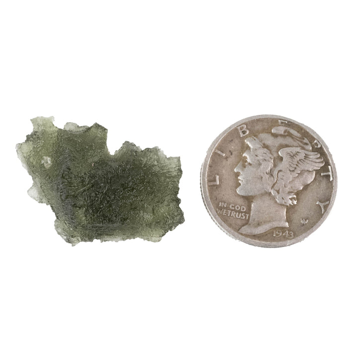 Moldavite 2.39 g 23x15x8mm - InnerVision Crystals