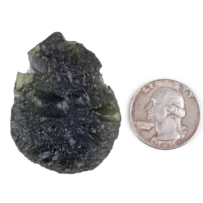 Moldavite 23.98 g 46x35x13mm - InnerVision Crystals