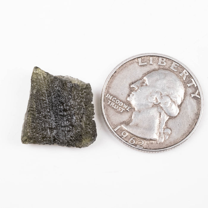 Moldavite 2.42 g 18x17x5mm - InnerVision Crystals