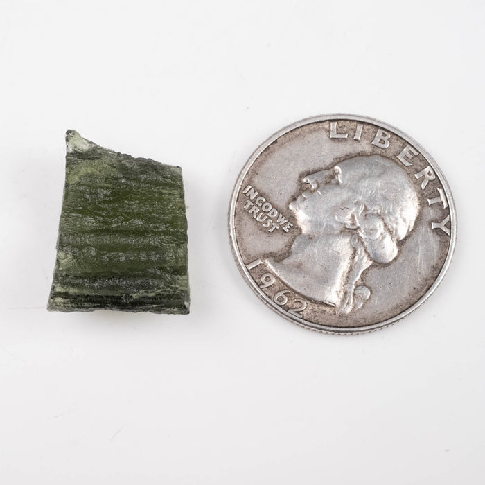 Moldavite 2.48 g 19x14x6mm - InnerVision Crystals