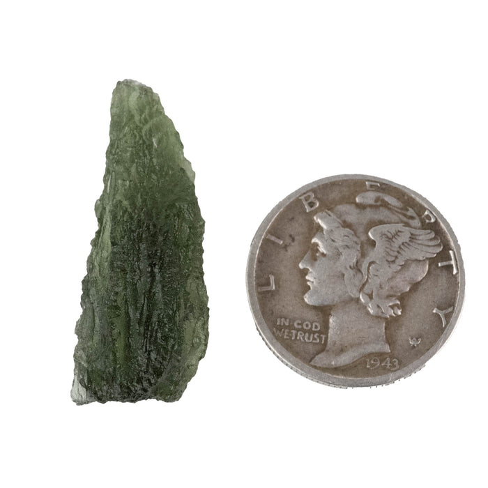 Moldavite 2.50 g 27x10x9mm - InnerVision Crystals