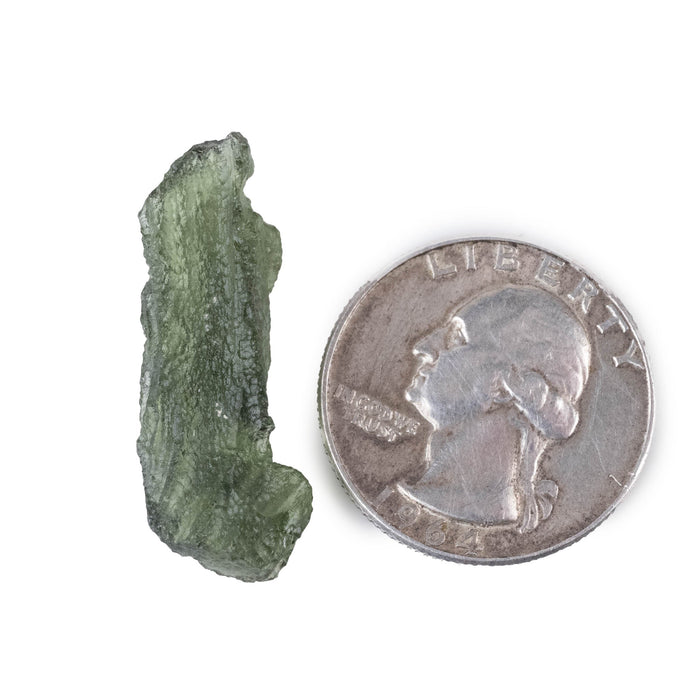 Moldavite 2.52 g 31x11x6mm - InnerVision Crystals