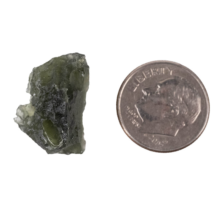 Moldavite 2.54 g 18x13x12mm - InnerVision Crystals