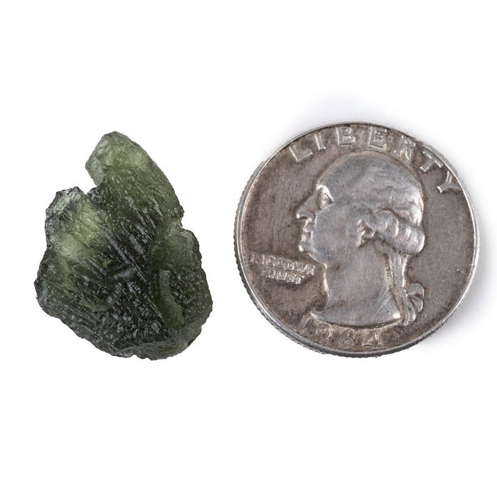 Moldavite 2.55 g 22x16x7mm - InnerVision Crystals