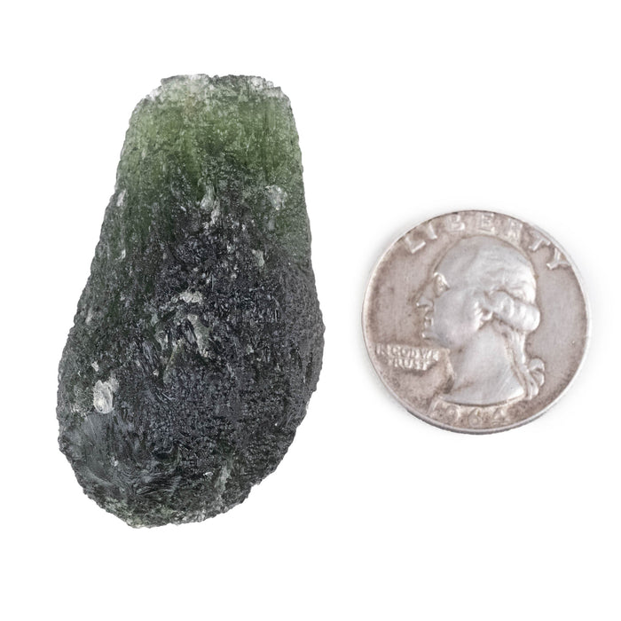 Moldavite 26.16 g 44x26x19mm - InnerVision Crystals