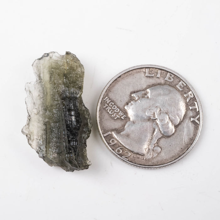 Moldavite 2.69 g 28x11x8mm - InnerVision Crystals