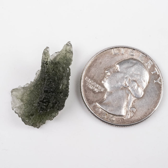 Moldavite 2.72 g 27x17x10mm - InnerVision Crystals