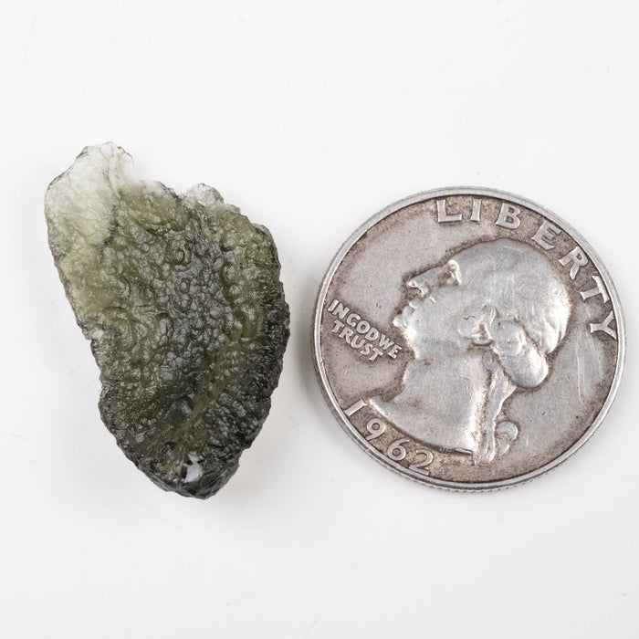 Moldavite 2.90 g 29x17x7mm - InnerVision Crystals