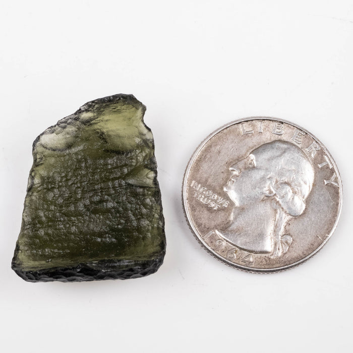 Moldavite 4.42 g 27x23x4mm - InnerVision Crystals