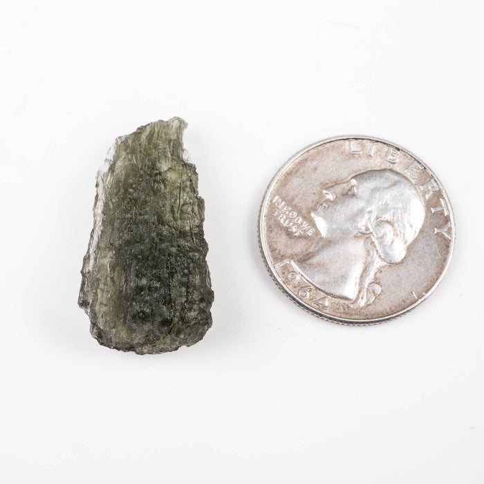 Moldavite 4.50 g 28x16x10mm - InnerVision Crystals