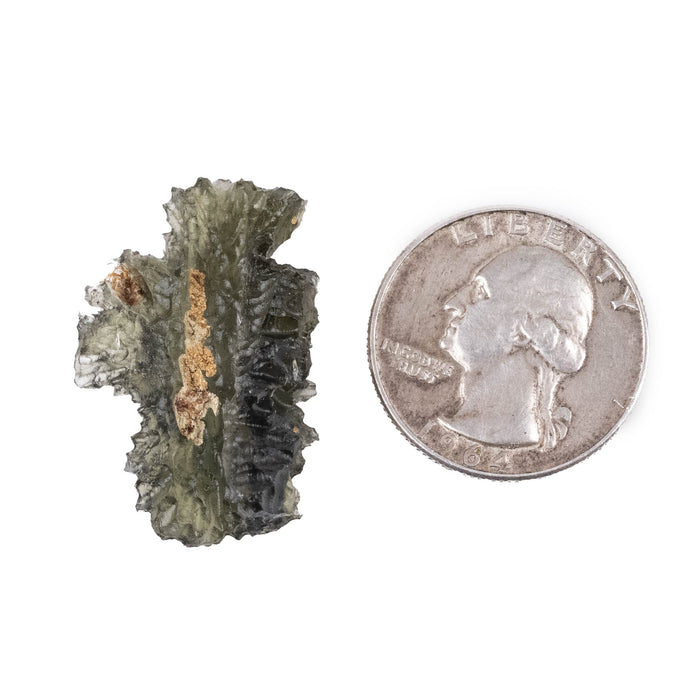 Moldavite 4.95 g 31x21x14mm - InnerVision Crystals