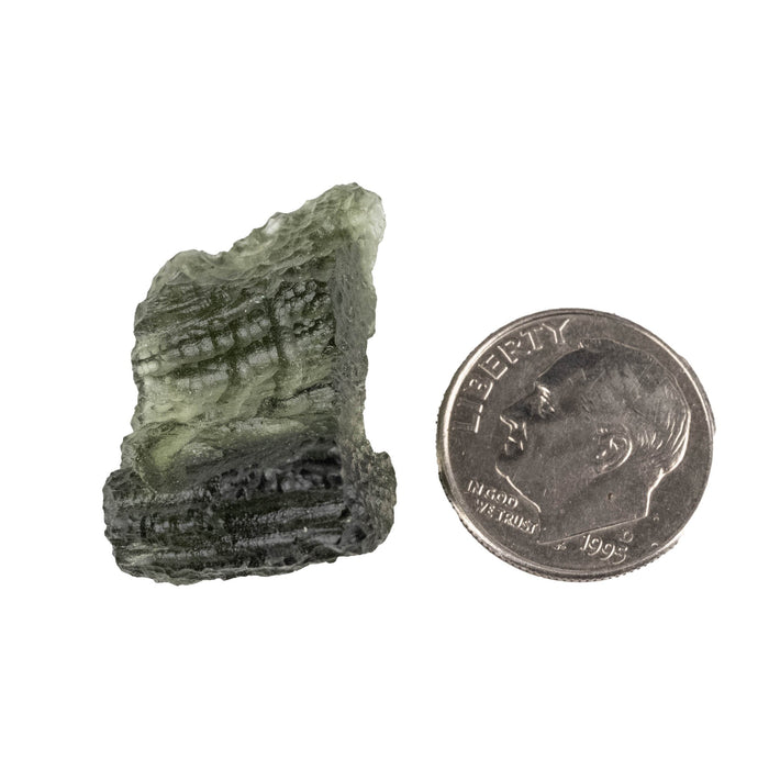 Moldavite 5.03 g 27x16x13mm - InnerVision Crystals