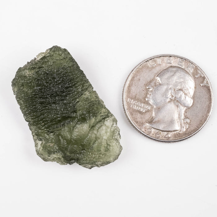 Moldavite 5.75 g 34x22x7mm - InnerVision Crystals