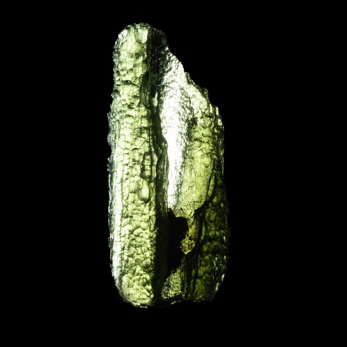 Moldavite 6.21 g 38x17x11mm - InnerVision Crystals