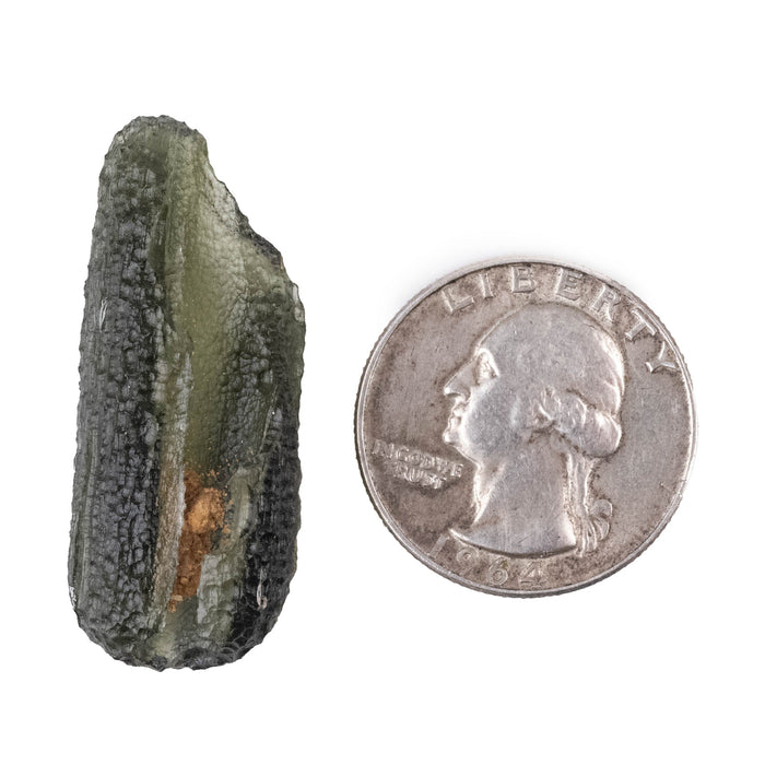 Moldavite 6.21 g 38x17x11mm - InnerVision Crystals