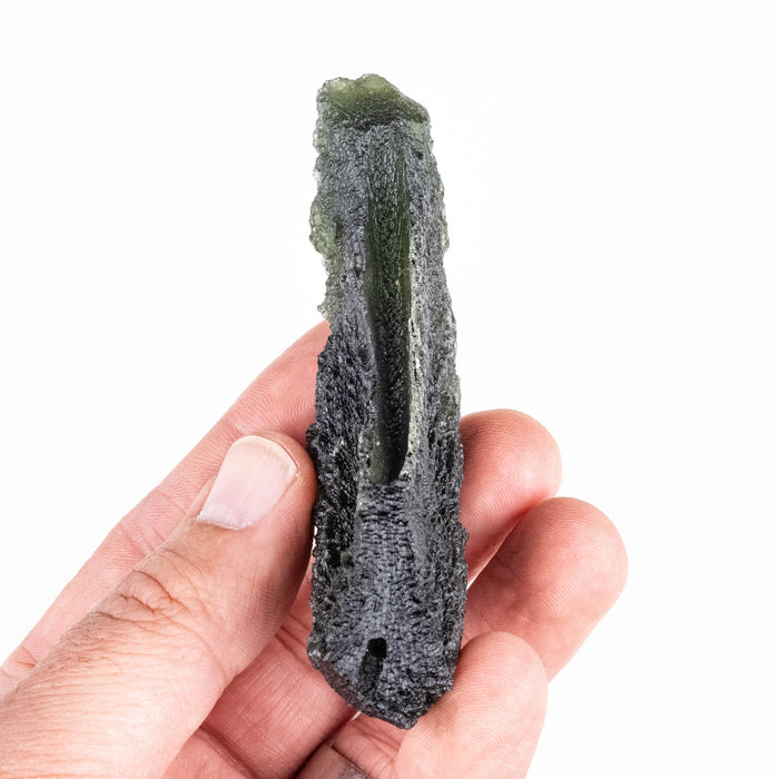 Moldavite 68.60 g 93x36x21mm XL Rare Size - InnerVision Crystals