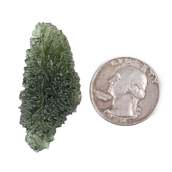 Moldavite 6.92 g 44x21x8mm - InnerVision Crystals