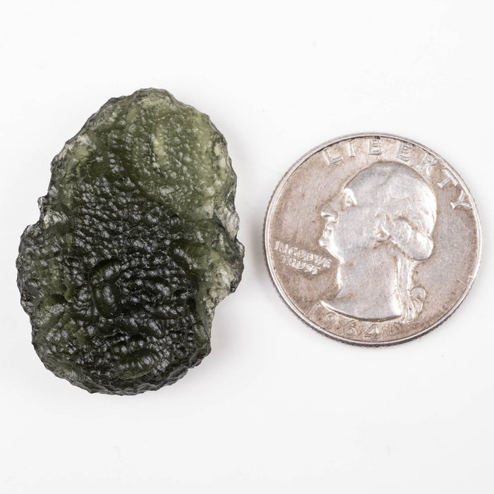 Moldavite 7.14 g 34x24x8mm - InnerVision Crystals