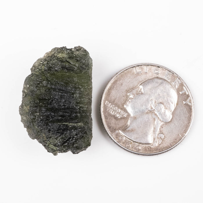 Moldavite 7.45 g 26x18x10mm - InnerVision Crystals