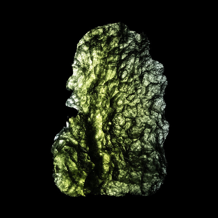 Moldavite 7.60 g 43x29x8mm - InnerVision Crystals