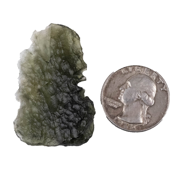 Moldavite 7.60 g 43x29x8mm - InnerVision Crystals