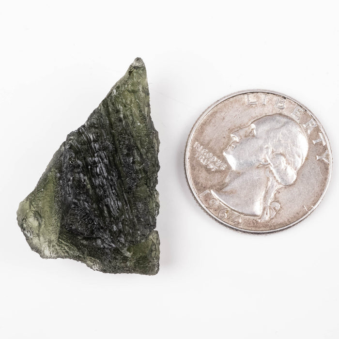 Moldavite 7.80 g 34x23x12mm - InnerVision Crystals