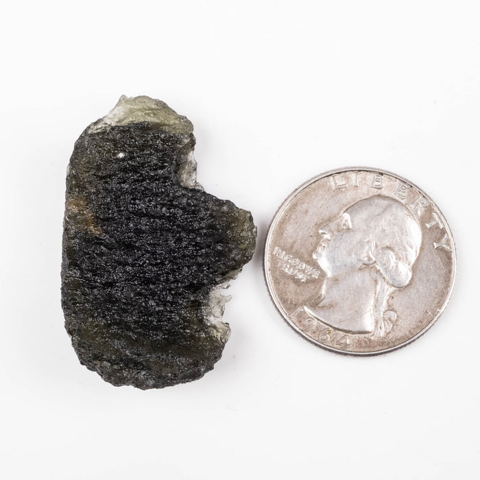 Moldavite 8.27 g 37x24x8mm - InnerVision Crystals