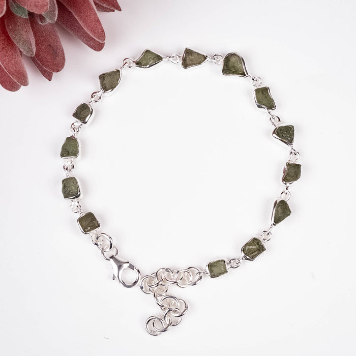 Moldavite Adjustable Bracelet .925 - InnerVision Crystals