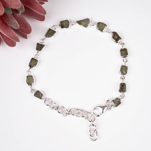 Moldavite Adjustable Bracelet .925 - InnerVision Crystals