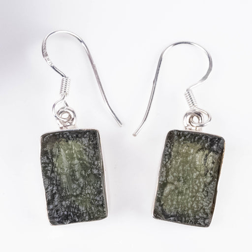 Moldavite Earrings 15x10mm - InnerVision Crystals