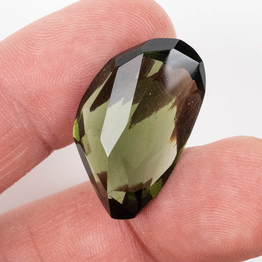 Moldavite Gemstone 21.45 ct 27x16x9mm - InnerVision Crystals