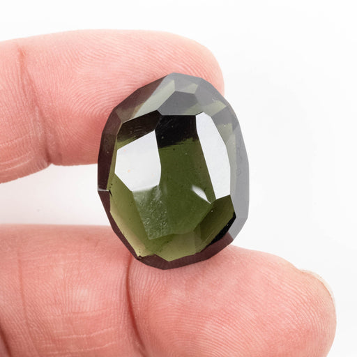 Moldavite Gemstone 36.50 ct 25x20x11mm - InnerVision Crystals