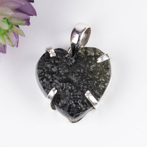 Moldavite Heart Pendant 5.51 g 26x18mm - InnerVision Crystals